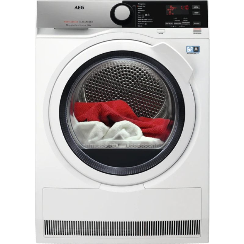 AEG T8DEE841 Secadora Bomba de Calor Carga Frontal 8Kg A++ Blanca