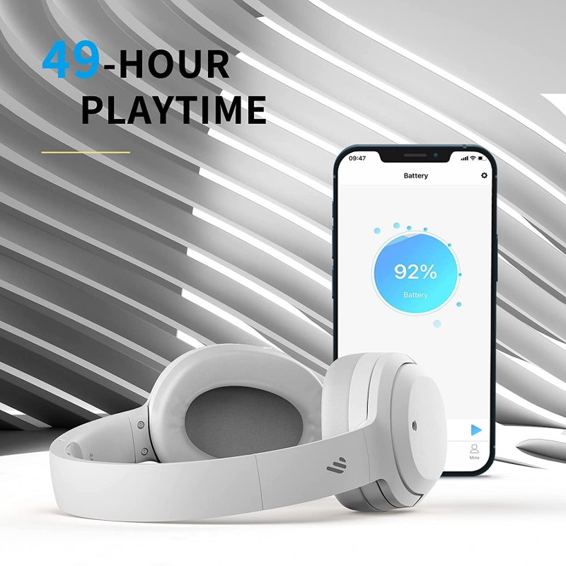 Cuffie EarFun Wave Life Con Cancellazione Attiva Del Rumore 45dB, Bluetooth 5.4, 60h Batteria, 4 Microfoni AI