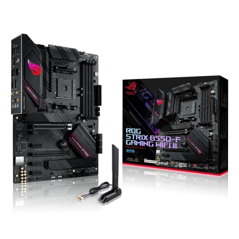 Motherboard ASUS ROG Strix B550-F Gaming WiFi II AMD B550 AM4 DDR4 ATX WiFi 6E RGB