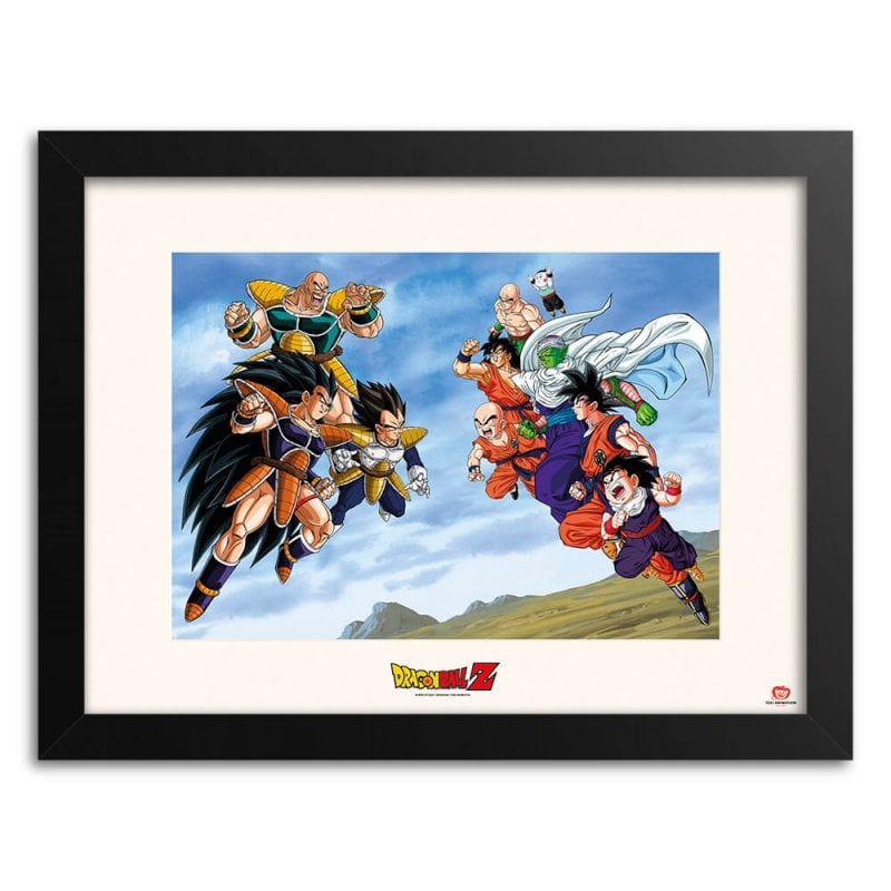 DRAGON BALL Z - Under The Shadow Of Evil - Impression Sur Bois 40x59cm