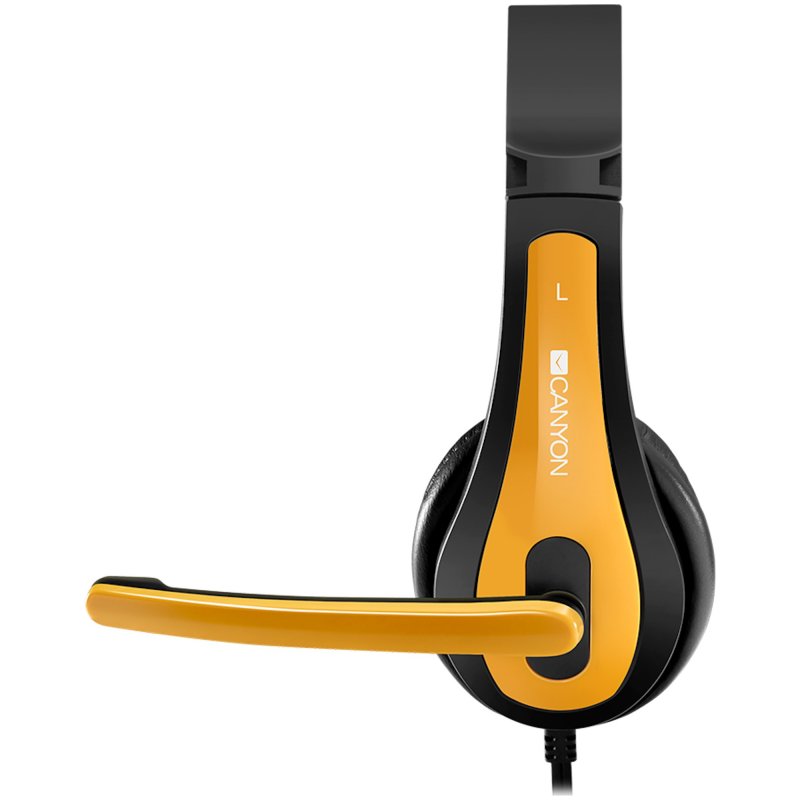 Canyon HSC-1 Auriculares Gaming Negro/Amarillo | PcComponentes.com