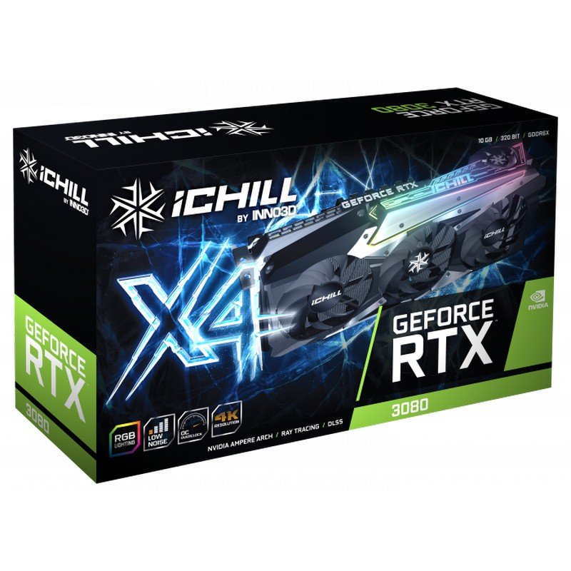 RTX3080 非LHR 10GB ICHILL 箱付きスマホ/家電/カメラ - PCパーツ