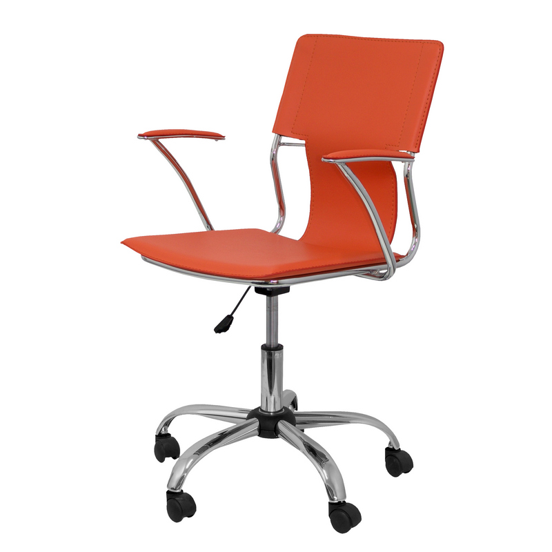 silla oficina fija naranja silla oficina fija naranja