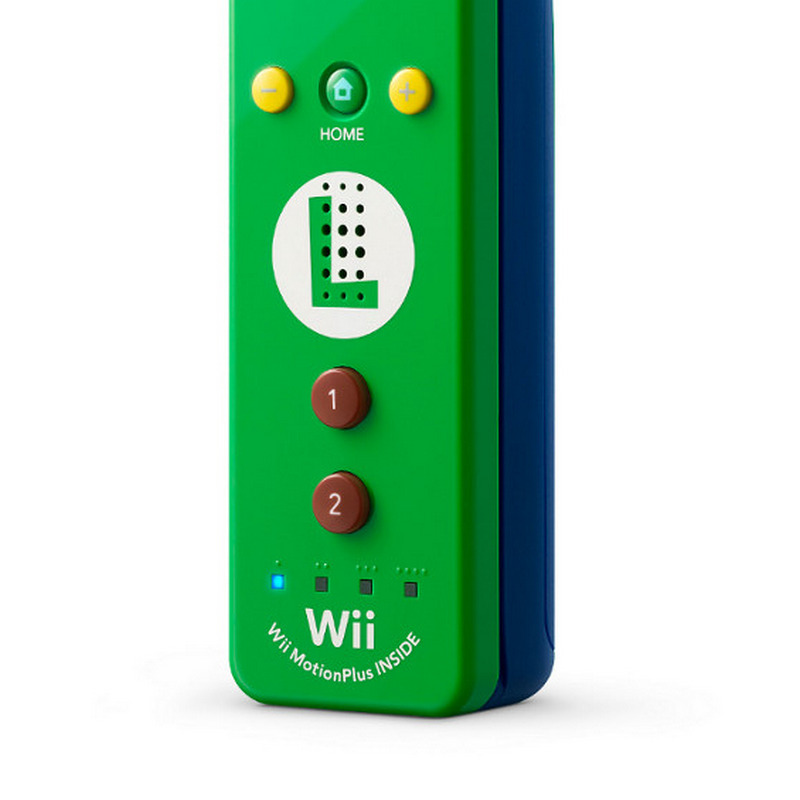 Nintendo Wii/Wii U Remote Plus Edición Especial Luigi