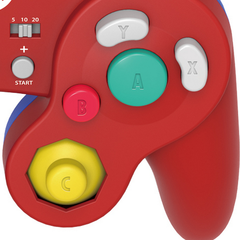 Wii Pro Controller Hori Nintendo Wii Wii U Red Mario GameCube