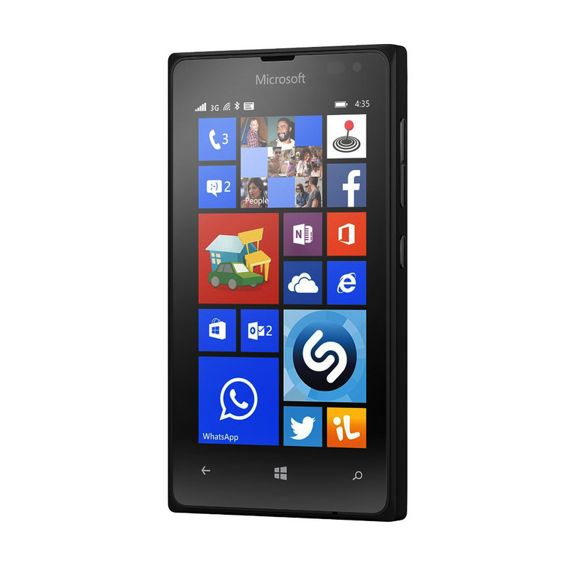 Microsoft Lumia 435 - Leather Flip Case Blue (OEM) in category Telephony/Cell ph