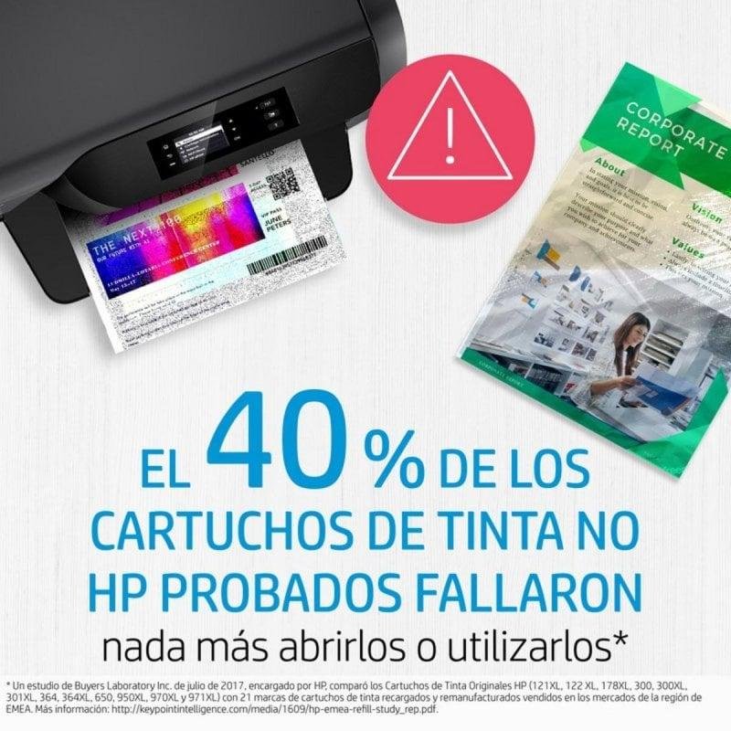Cartuccia Originale HP 302 Nero Per Officejet 3635, 3830, 3831, 3832, 3833, 4650 E Altri