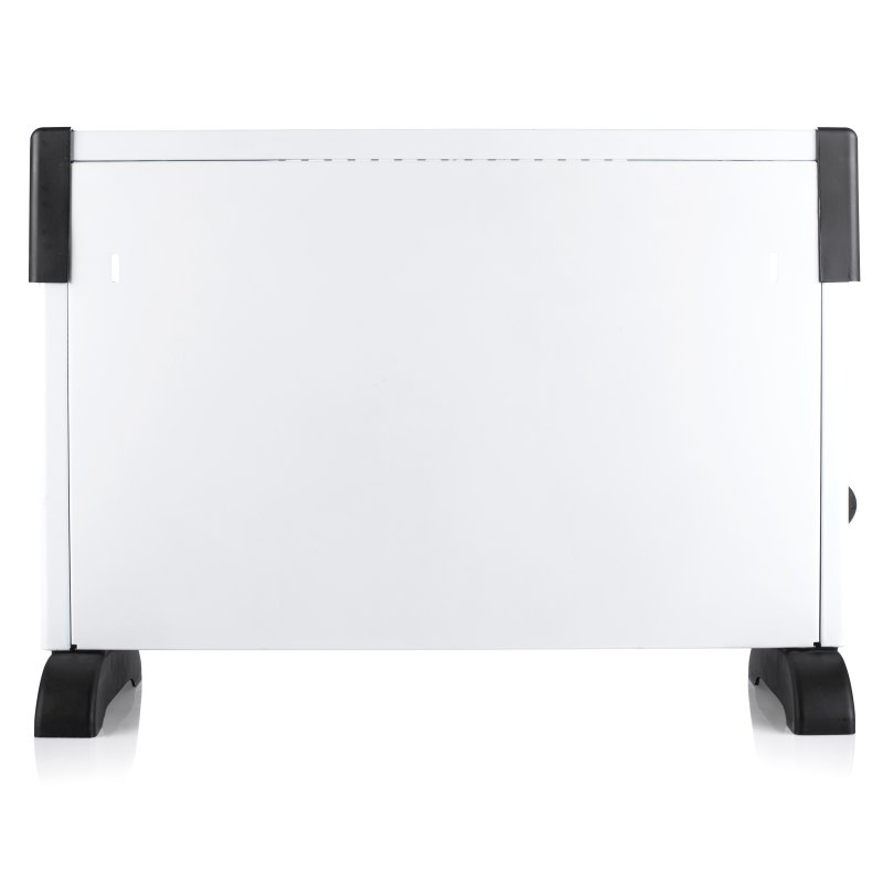 Calefactor Eléctrico De Mica 2000W - Termostato Ajustable, 2 Niveles De Calor, Ruedas Y Asa Para Transporte