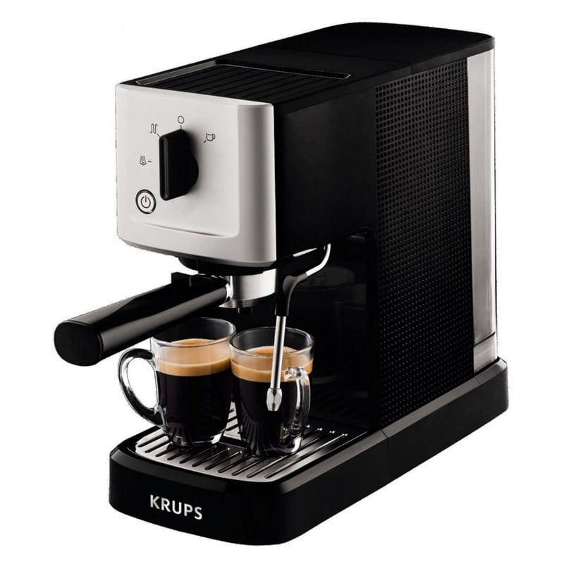 Cafetera espresso automática Krups Virtuoso acero inoxidable XP442C11 en