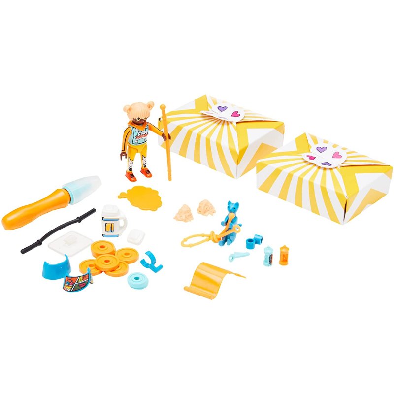 Coffret Surprise Playmobil Le Monde De La BD - Figurine + Pendentif + Accessoires - 7