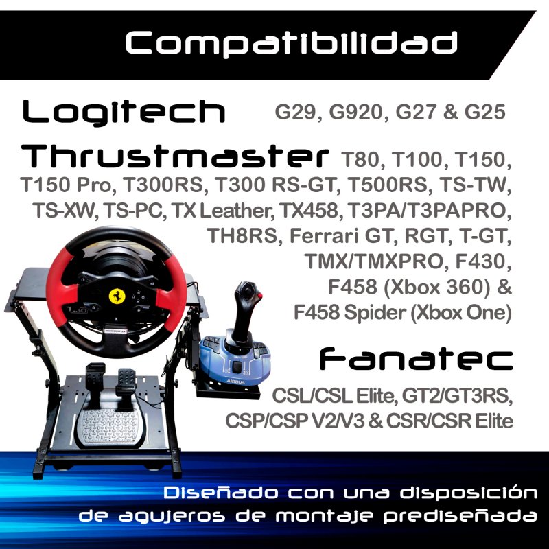 Soporte Plegable Para Volantes Logitech G29 G920 G27 G25