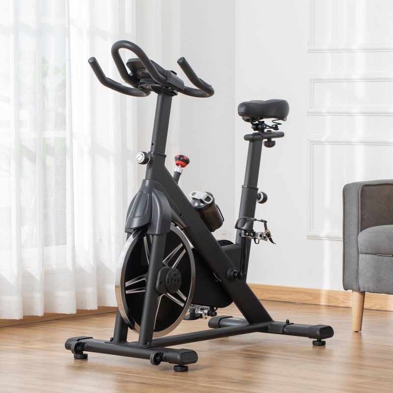 Bicicleta Estatica Plegable Homcom Bicicleta Tu00e1tica Con