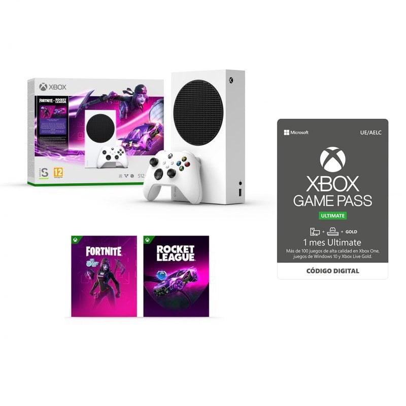 Pack Microsoft Xbox Series S 512GB + Xbox Game Pass Ultimate 1 Mês Licença  Digital