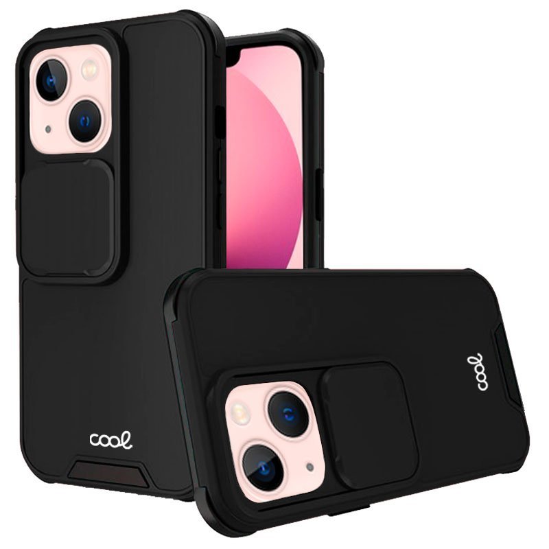 Cool Funda Hard Camera Negra para iPhone 13 video