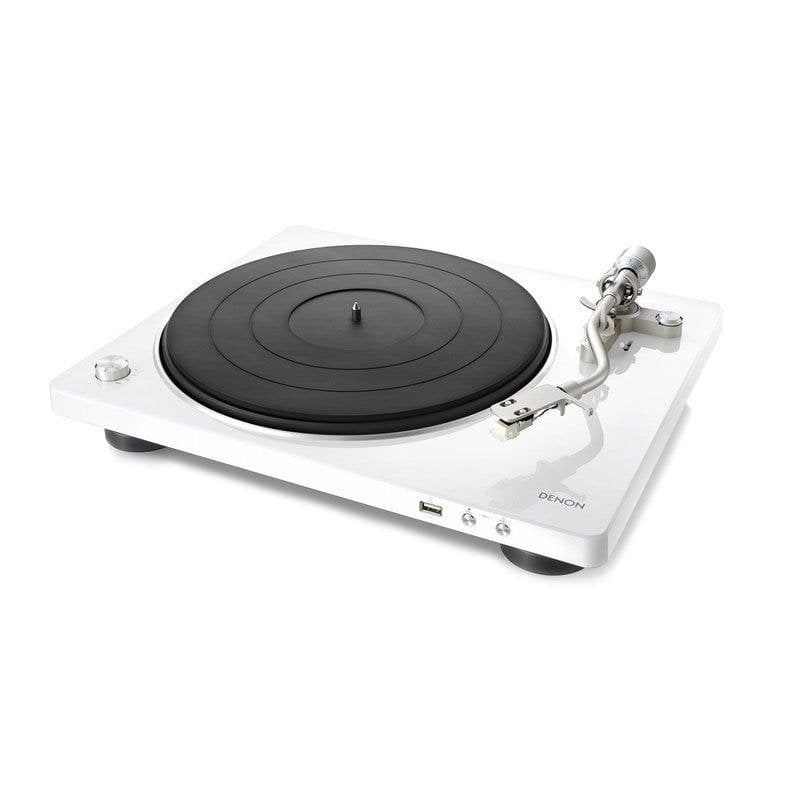 Platenspeler Denon DP-450USB USB Riemaandrijving Wit High Fidelity