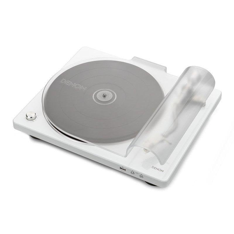 Tocadiscos Denon DP-450USB USB Tracción Correa Blanco Alta Fidelidad