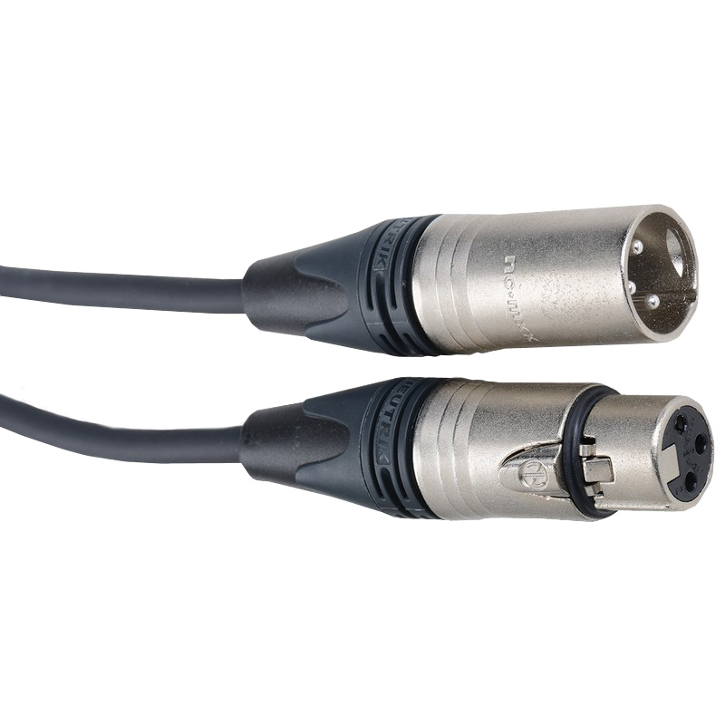 XLR Mâle Prise À 6.35mm Stéréo Douille Femelle Câble 0.2m Audio