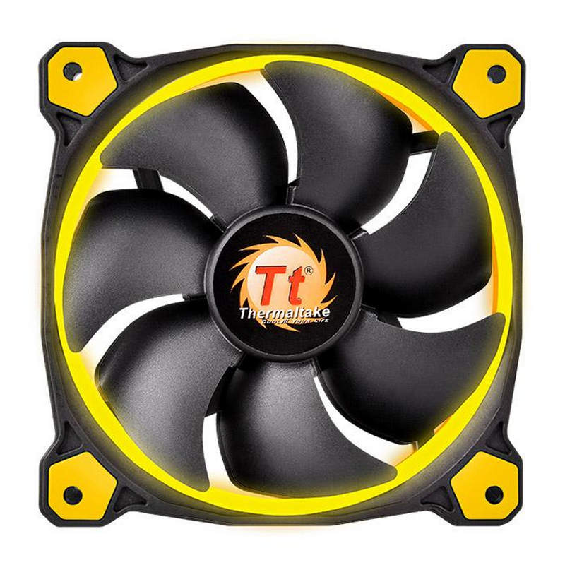 Thermaltake Riing 14 LED Jaune video