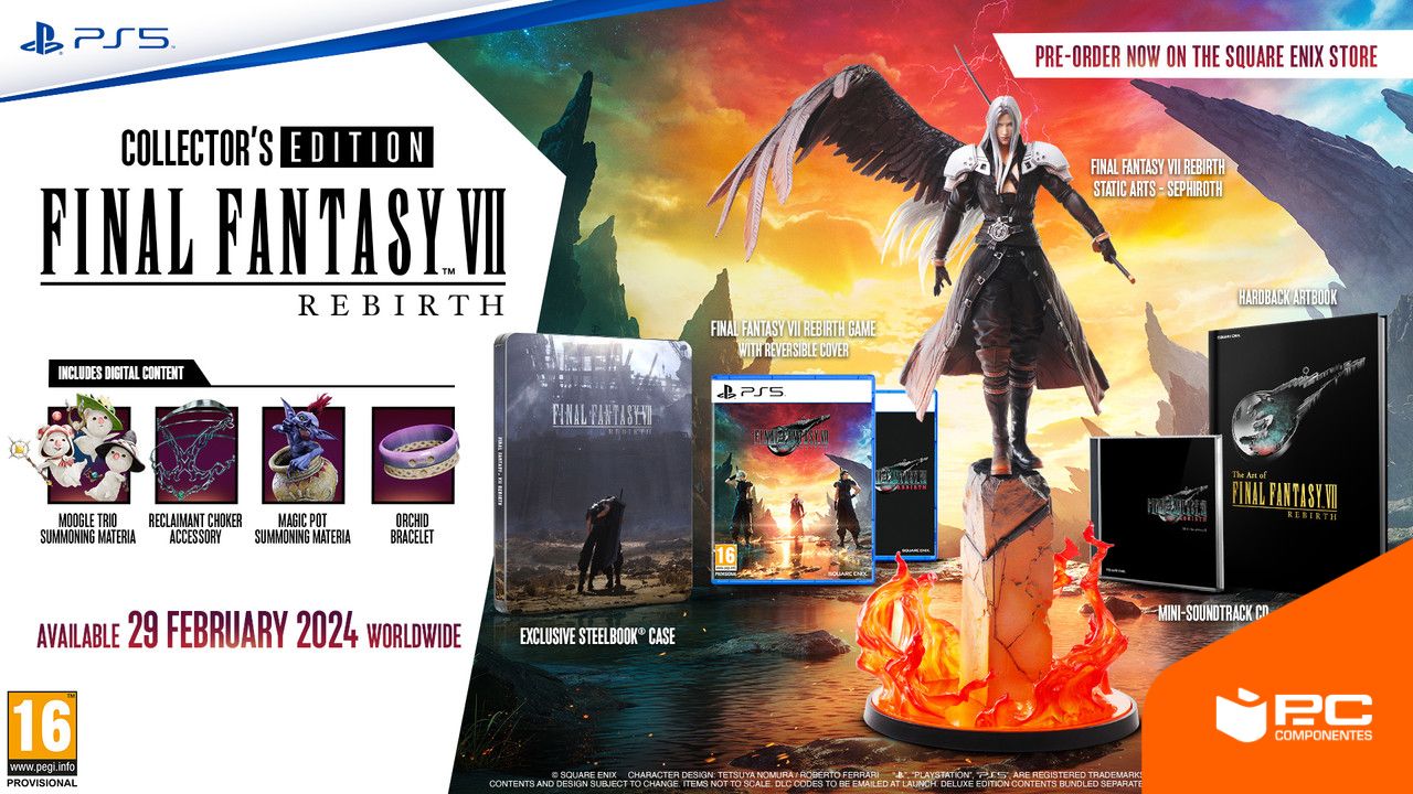 Así es la edición Coleccionista de Final Fantasy VII Rebirth