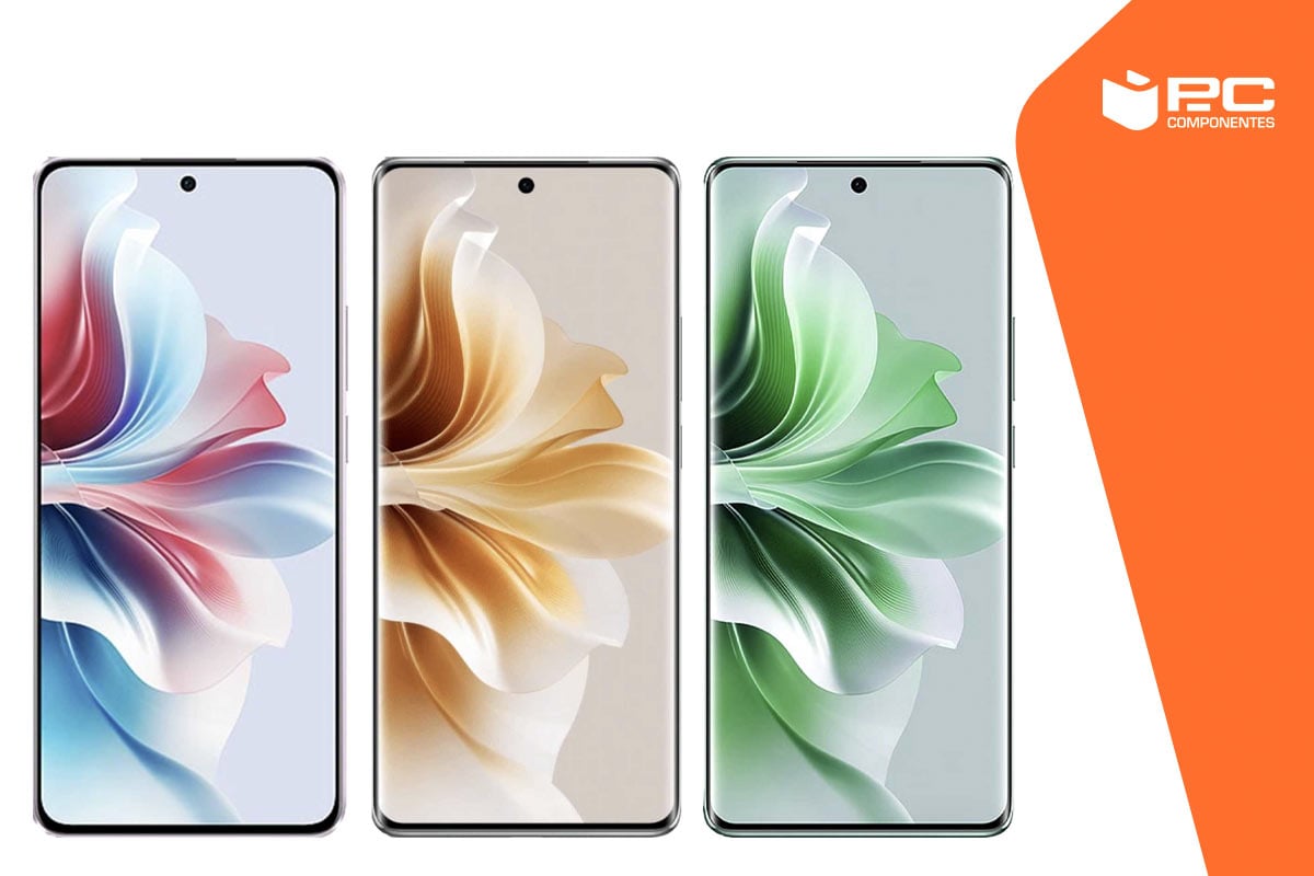 Die Bildschirme des Oppo Reno 11F vs Reno 11 vs Reno 11 Pro bei PcComponentes