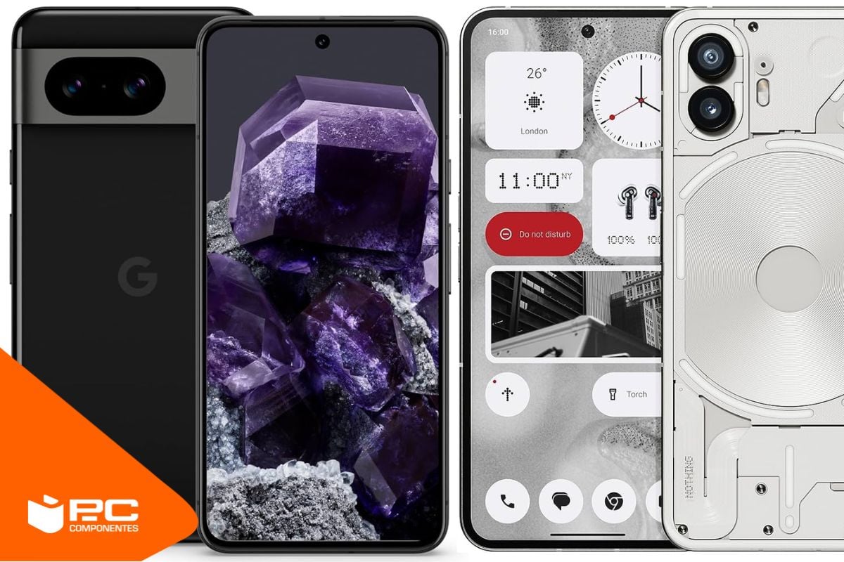 Ein Vergleich des Nothing Phone (2) gegen Google Pixel 8