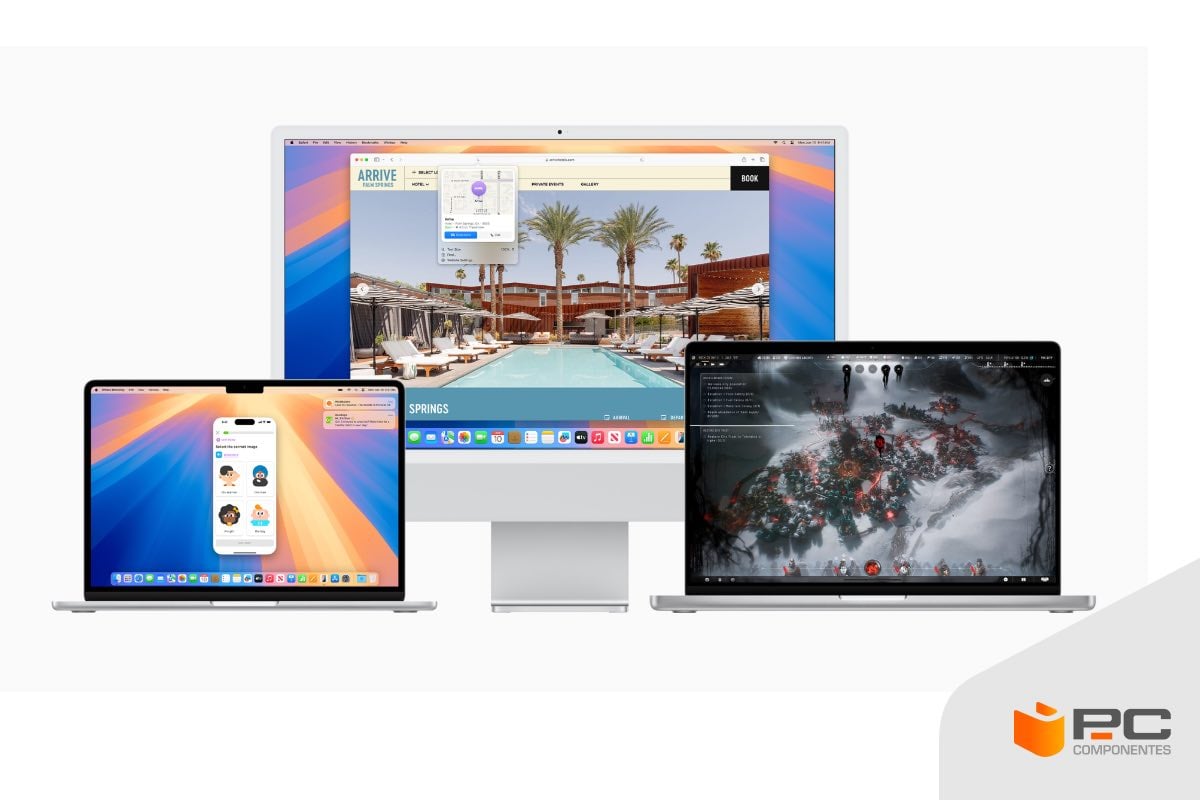 Un ejemplo de todos los Mac y MacBook compatibles con la IA de Apple