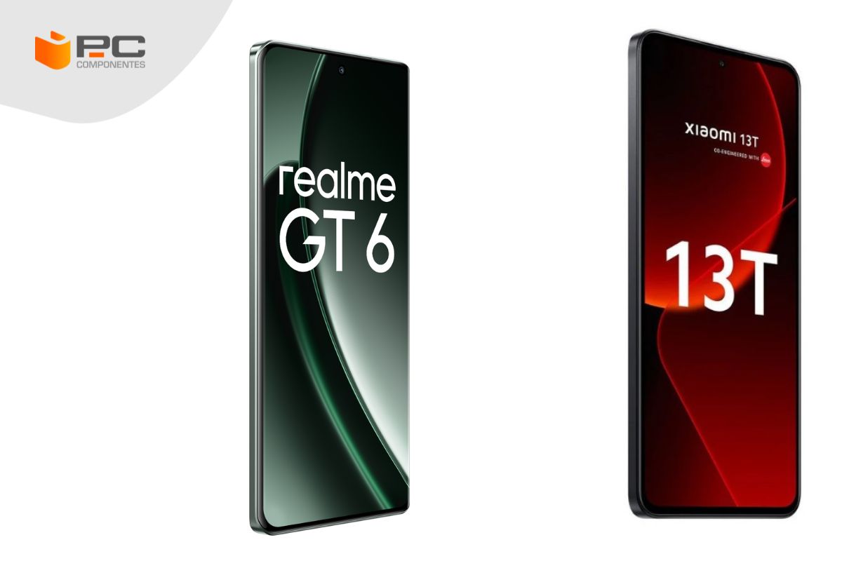 El Realme GT 6T vs Xiaomi 13T uno al lado del otro