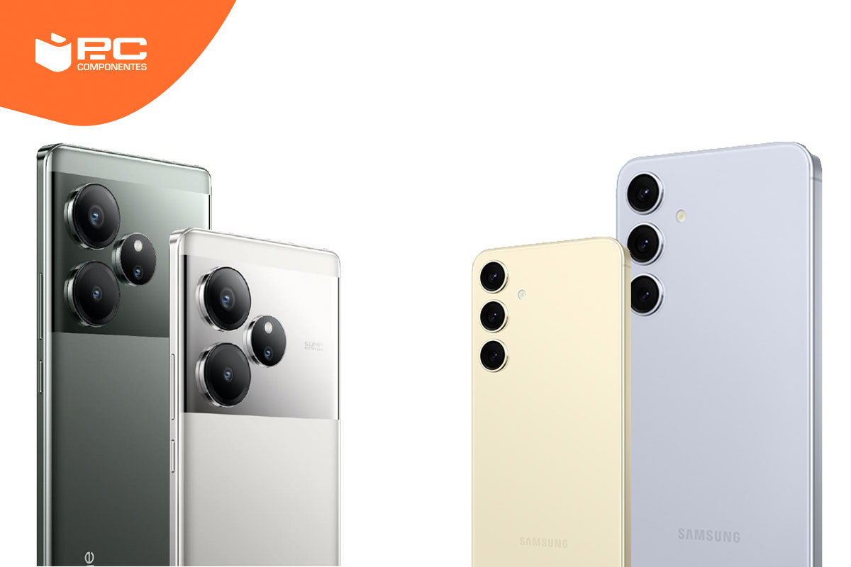 El Realme GT6 vs Samsung Galaxy S24 enfrentados entre si El Realme GT6 vs Samsung Galaxy S24 enfrentados entre si