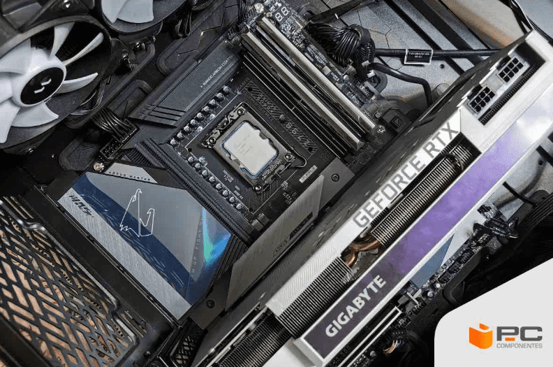 Uma motherbard compativel com placas gráficas gaming 