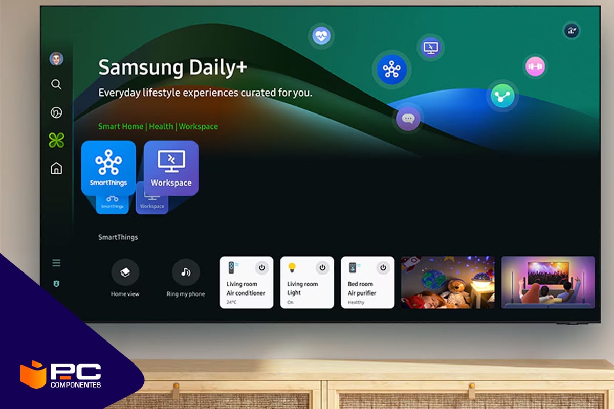 Un televisor QLED de Samsung