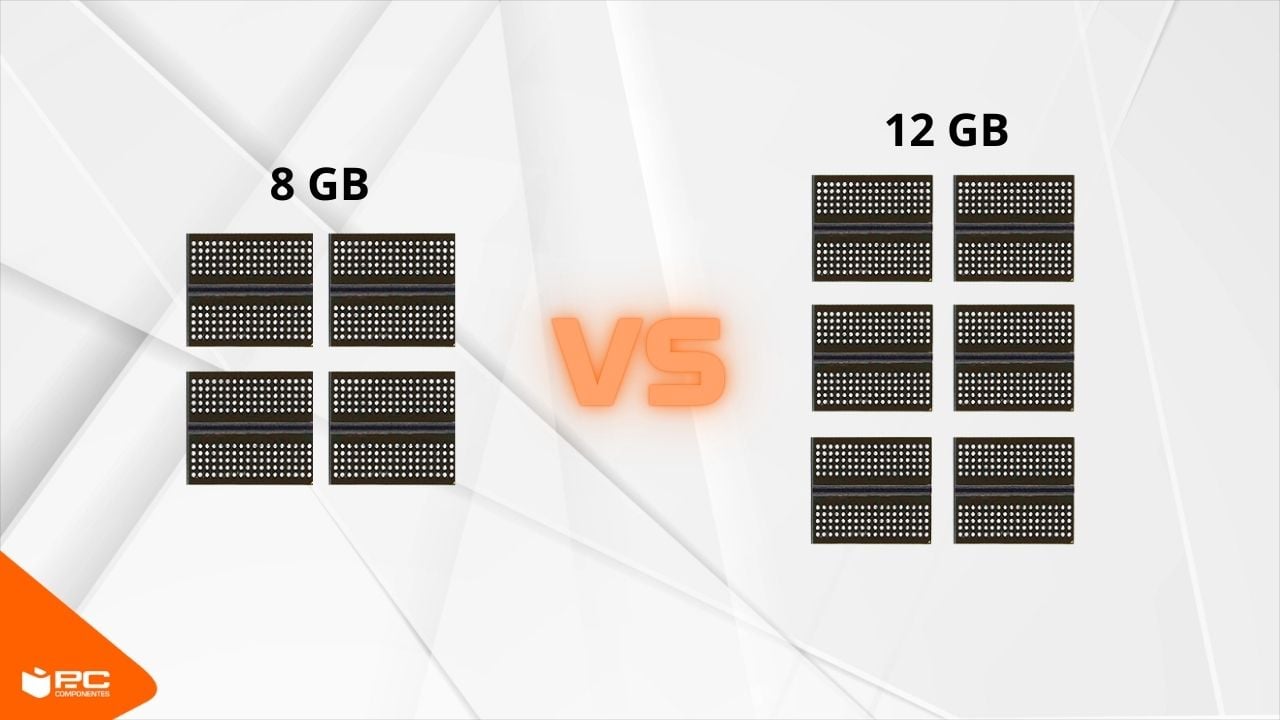 8 vs 12 GB vram