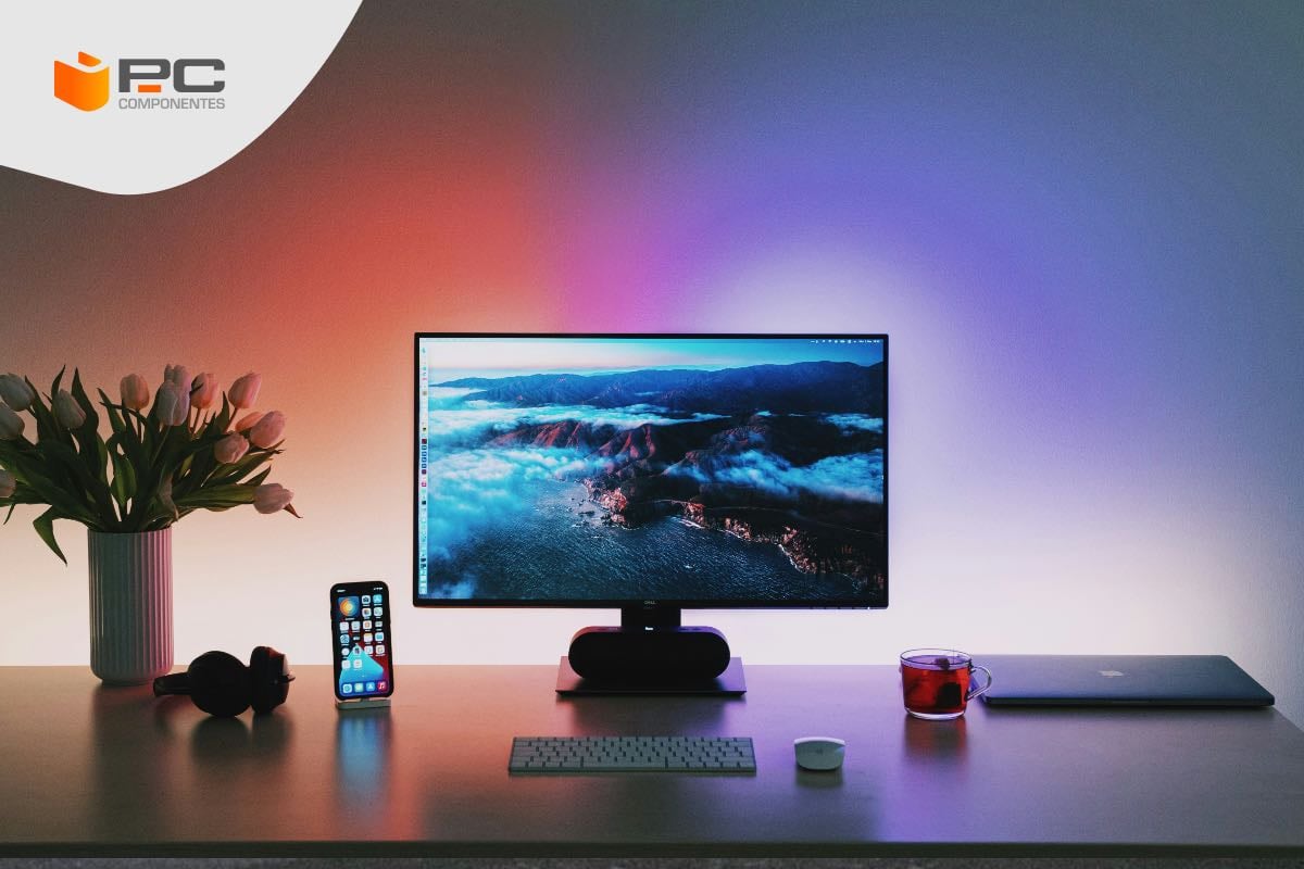 Un monitor de 24 vs 27 pulgadas