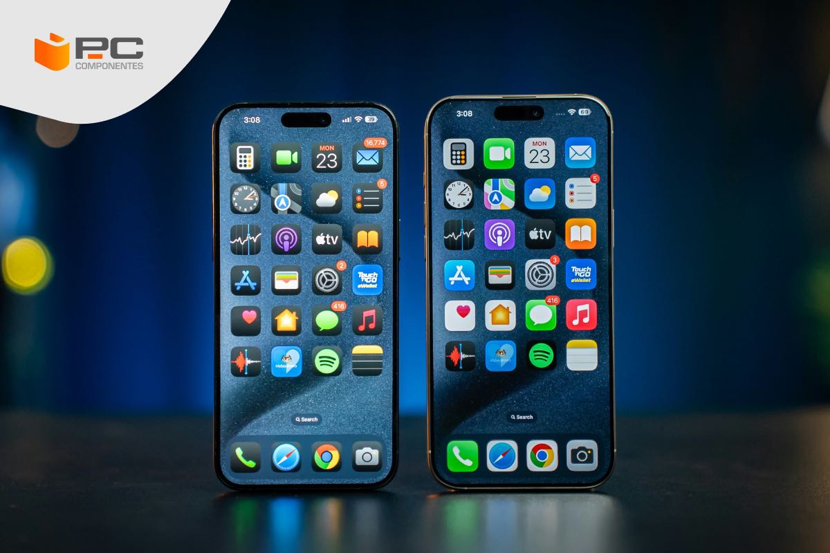 Dos móviles parecidos al iPhone 16