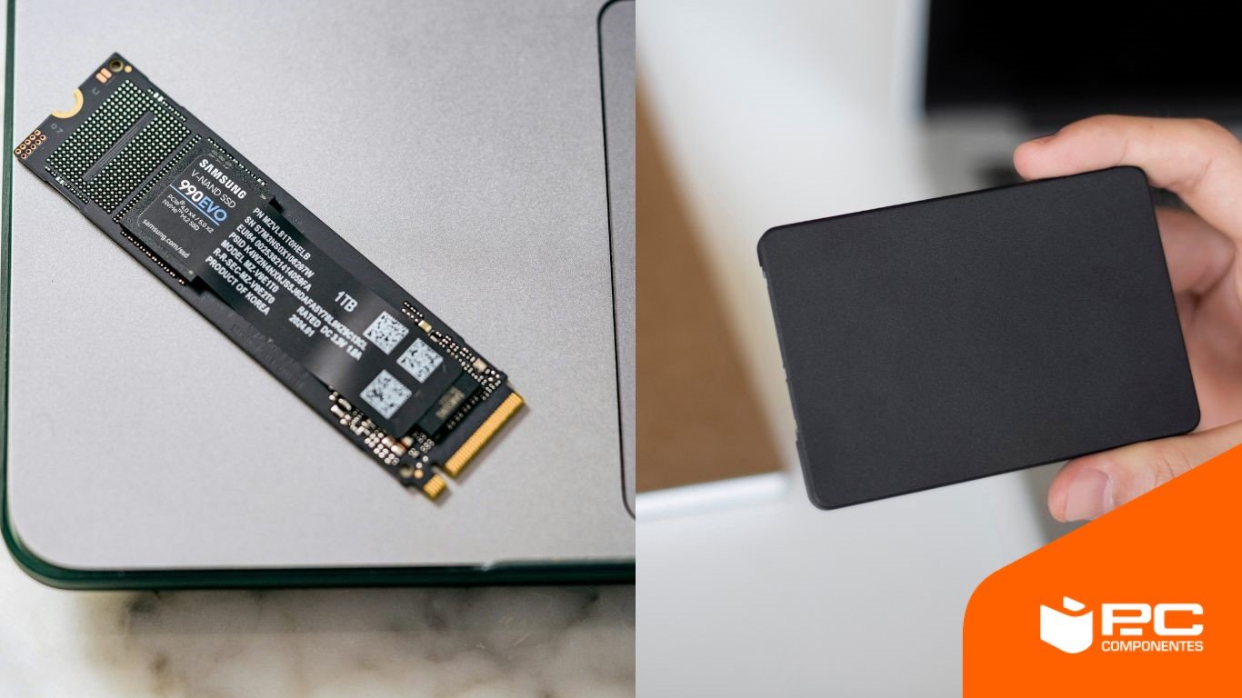 Discos duros NVMe y SATA