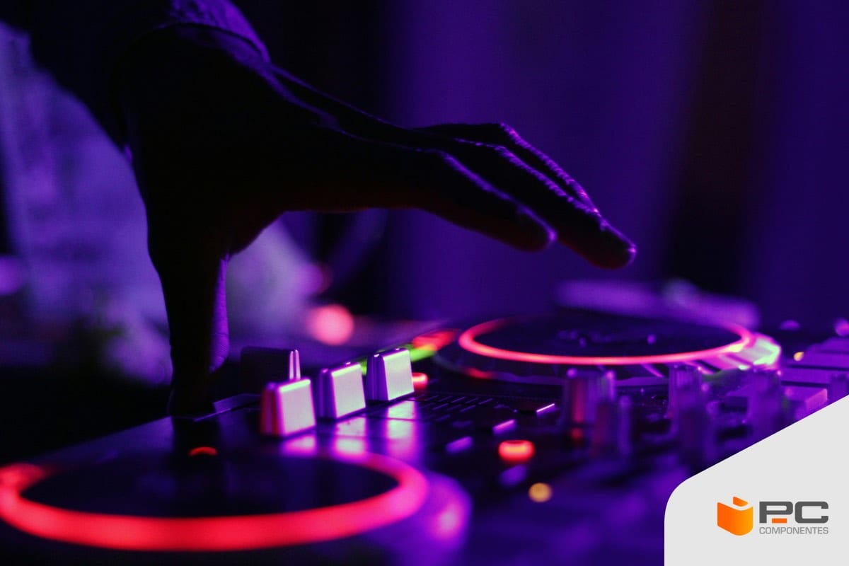 Una setup de DJ Una setup de DJ