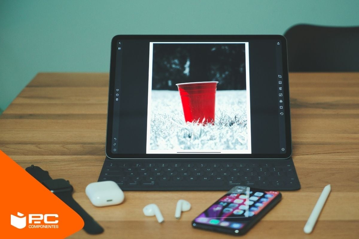 Una tablet con pantalla OLED