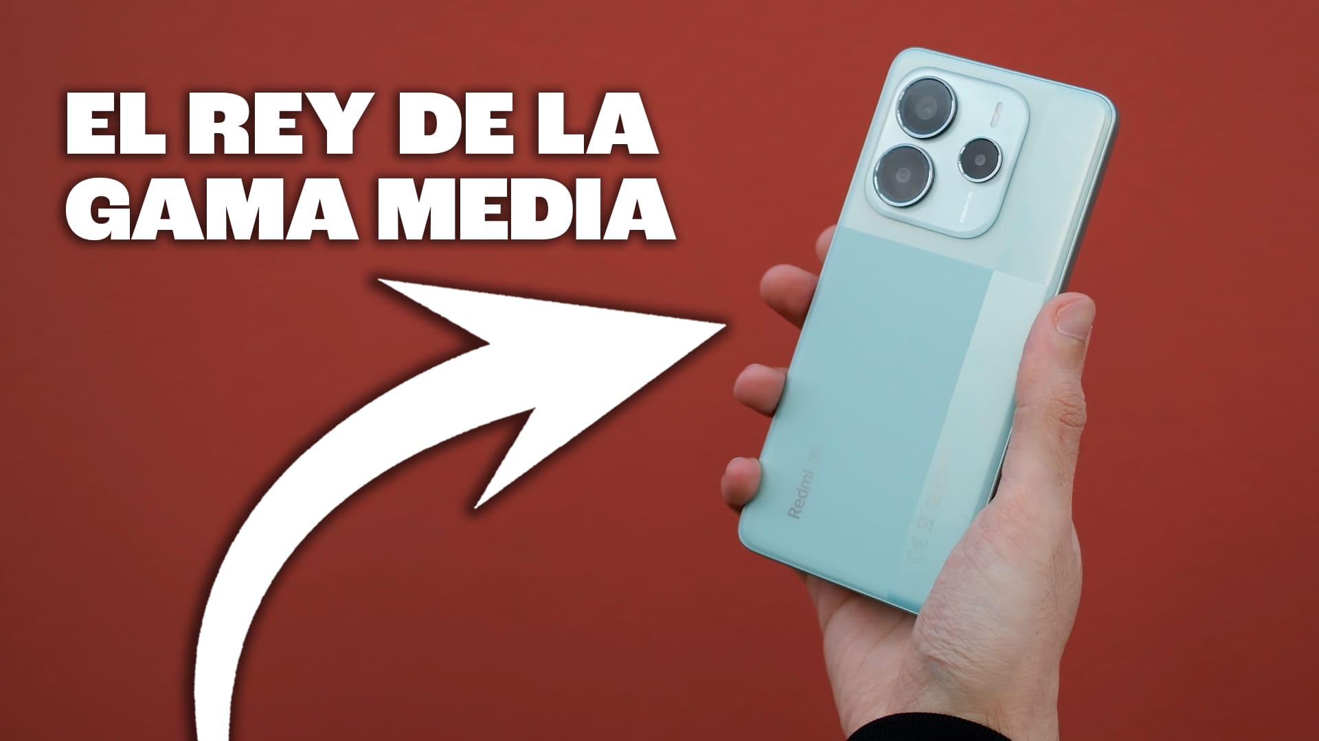 Una mano sostiene el Xiaomi Redmi Note 14