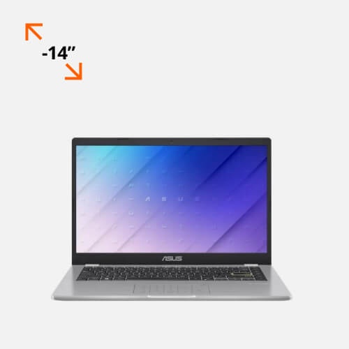14” ou menor