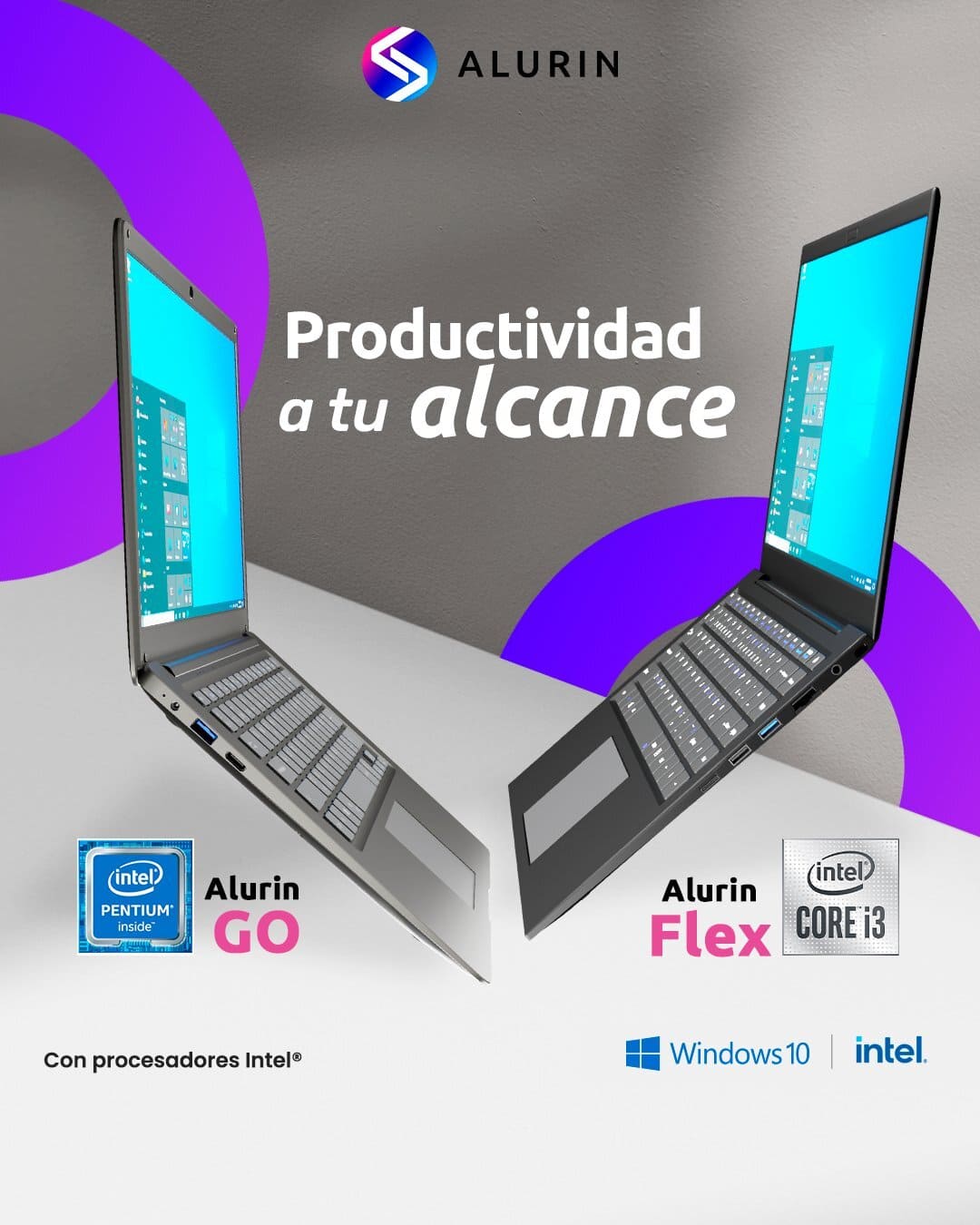 modelos portátiles Alurin