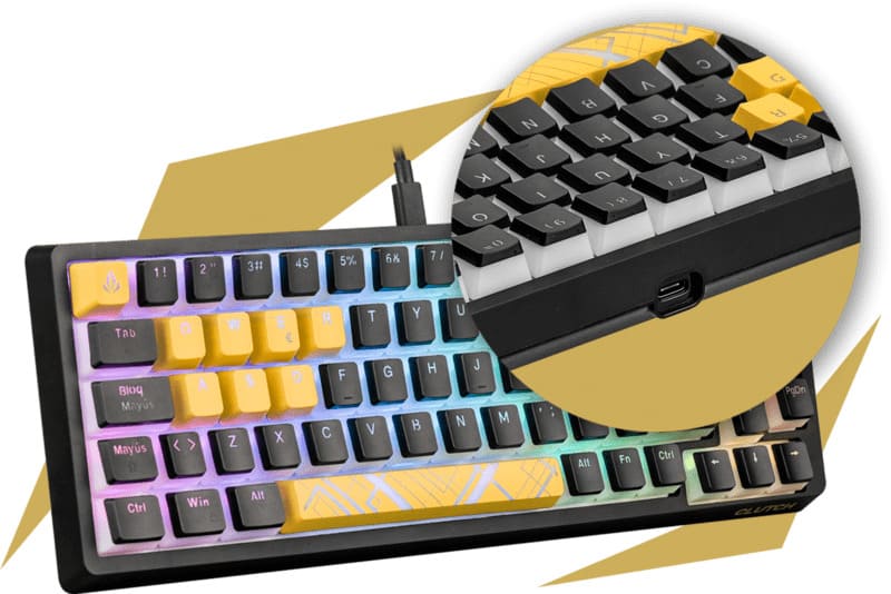 características teclado Forgeon Clutch