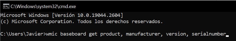 cmd o símbolo de sistema