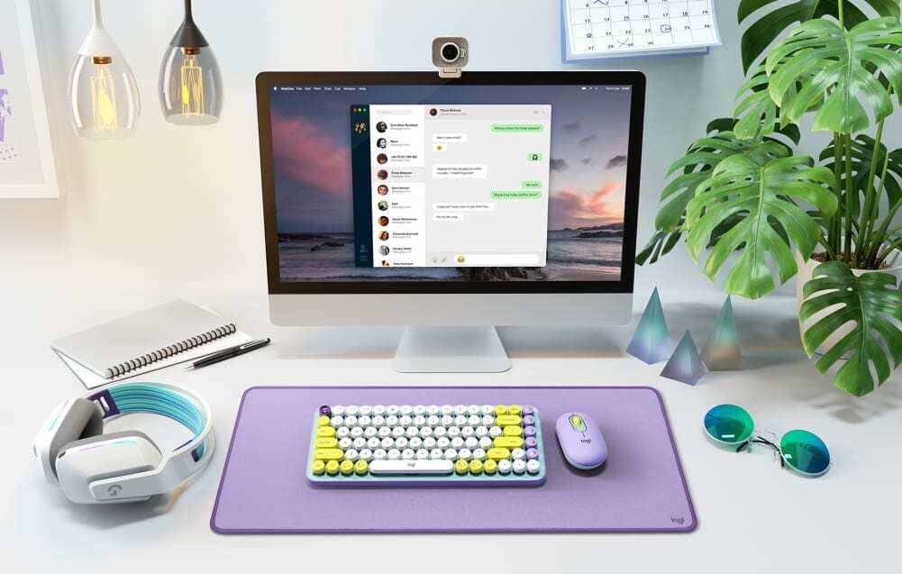 logitech teclado más ratón pop