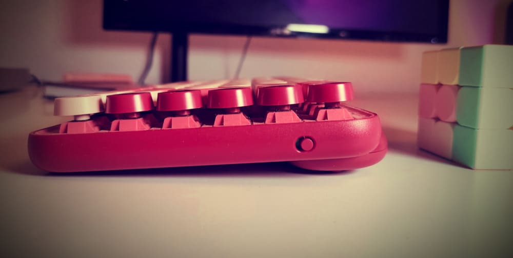 sonido de un teclado mecánico