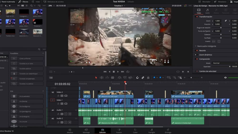 edición de vídeo con RTX 4090