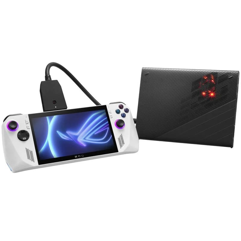 Batería y cargador de la ASUS Rog Ally Z1 Extreme.