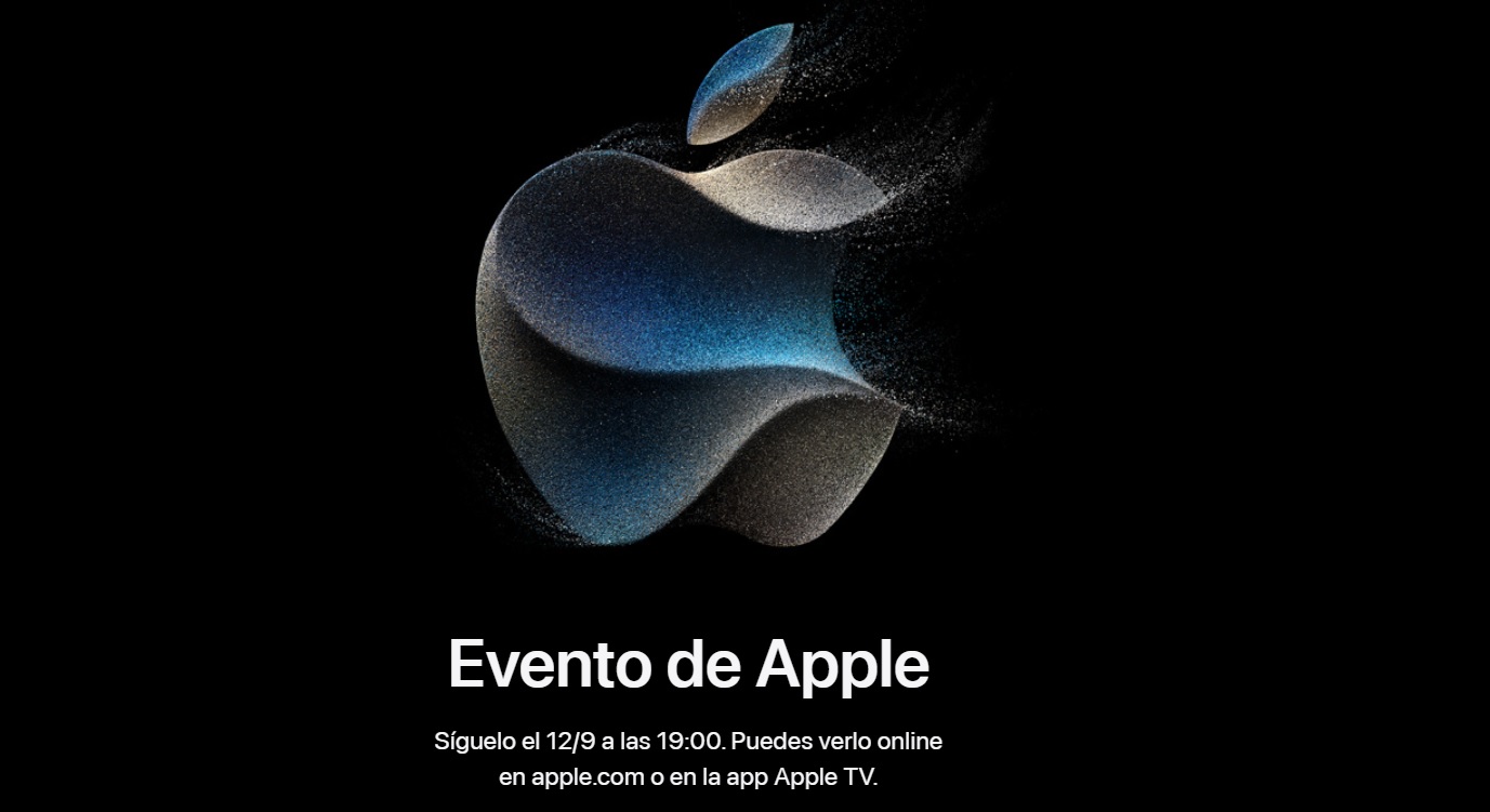Imagen de presentación del evento de Apple de septiembre