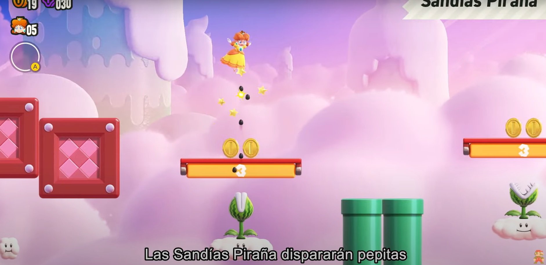 Sandía Piraña en Super Mario Bros. Wonder