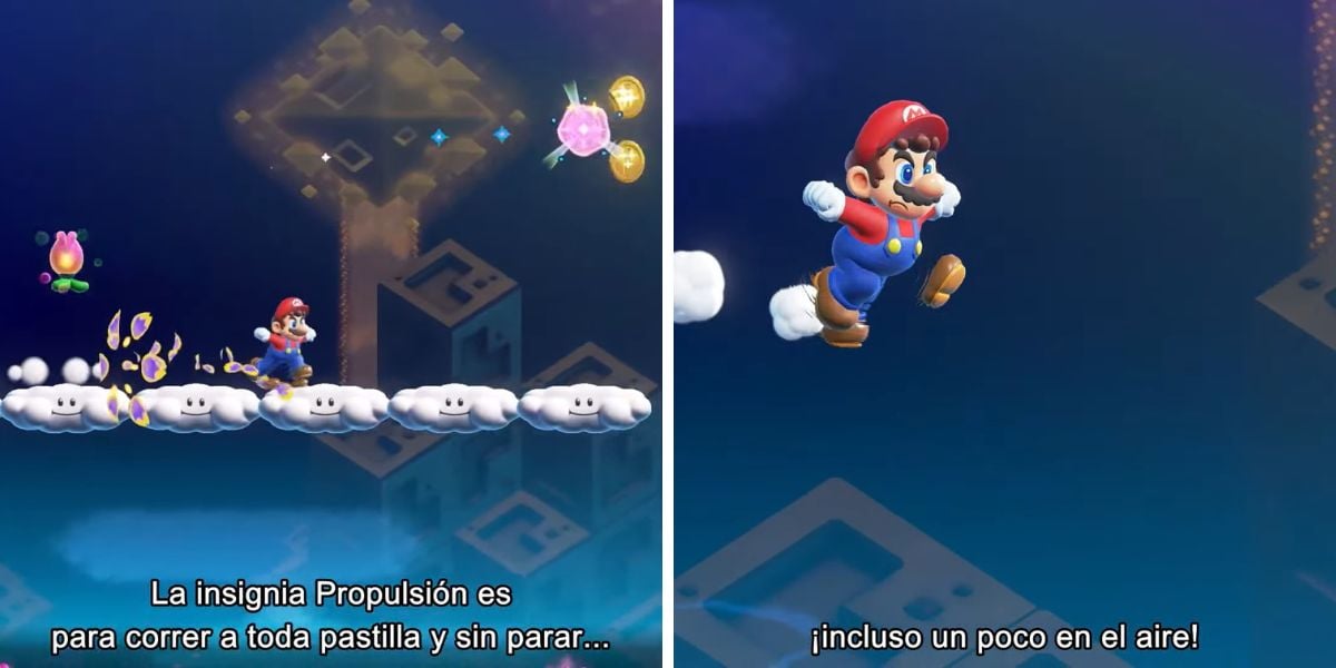 Insignia Propulsión en Super Mario Wonder
