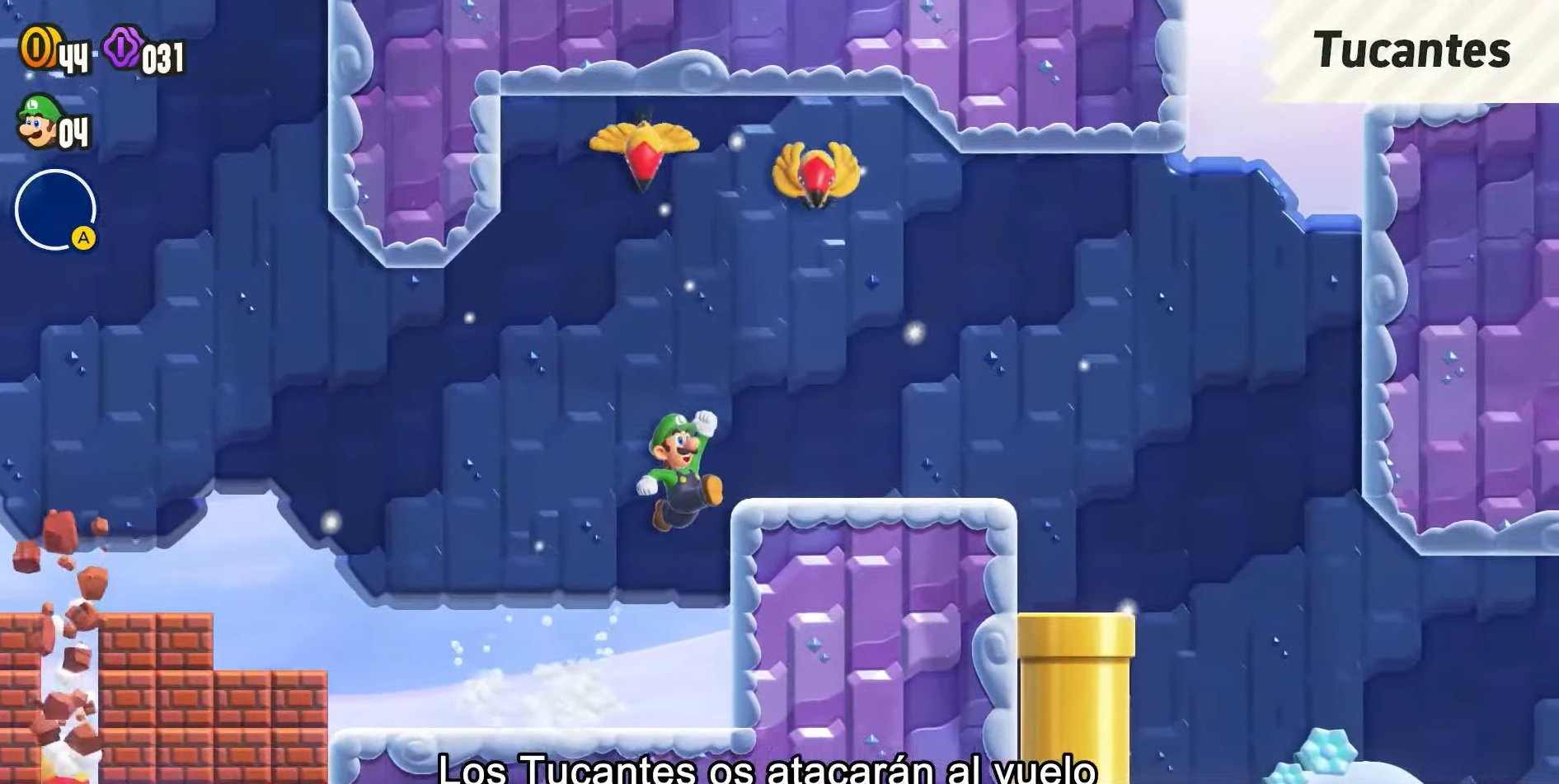 Tucantes en Super Mario Bros Wonder