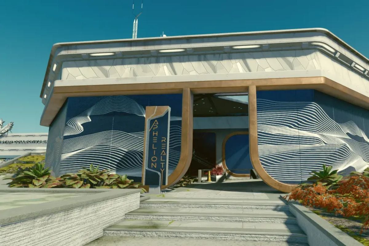 Una casa en el videojuego Starfield